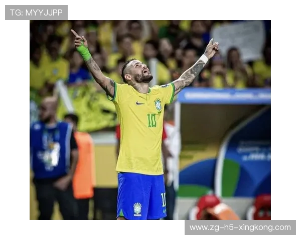 内马尔贴地传球精确找到直插点，巴西形成高压攻势